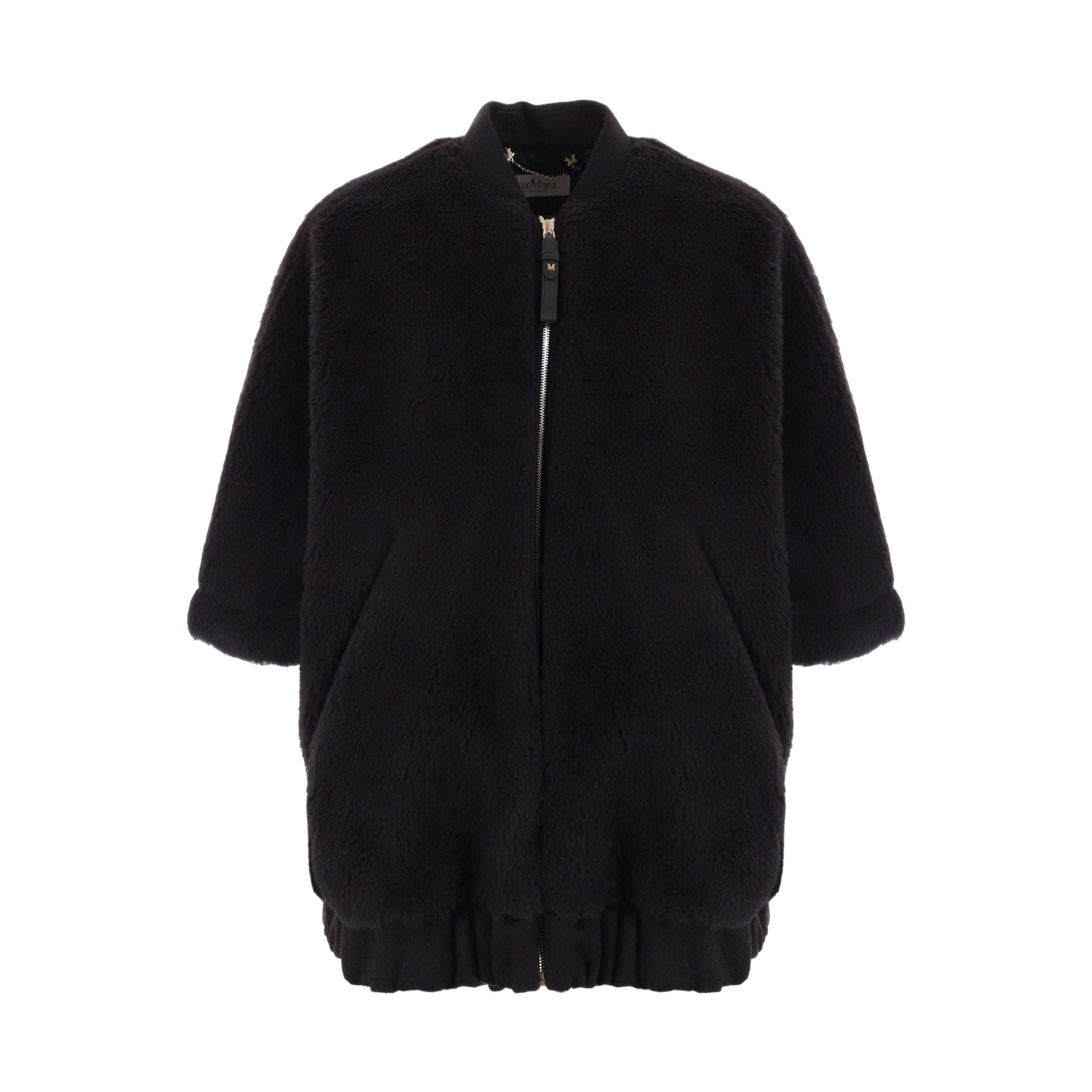 Full-zip Teddy Cape-MAX MARA-JOHN JULIA