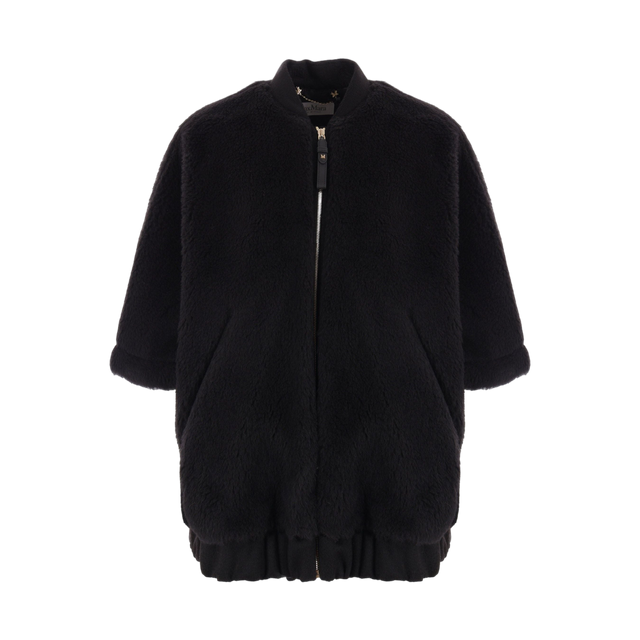 Full-zip Teddy Cape-MAX MARA-JOHN JULIA