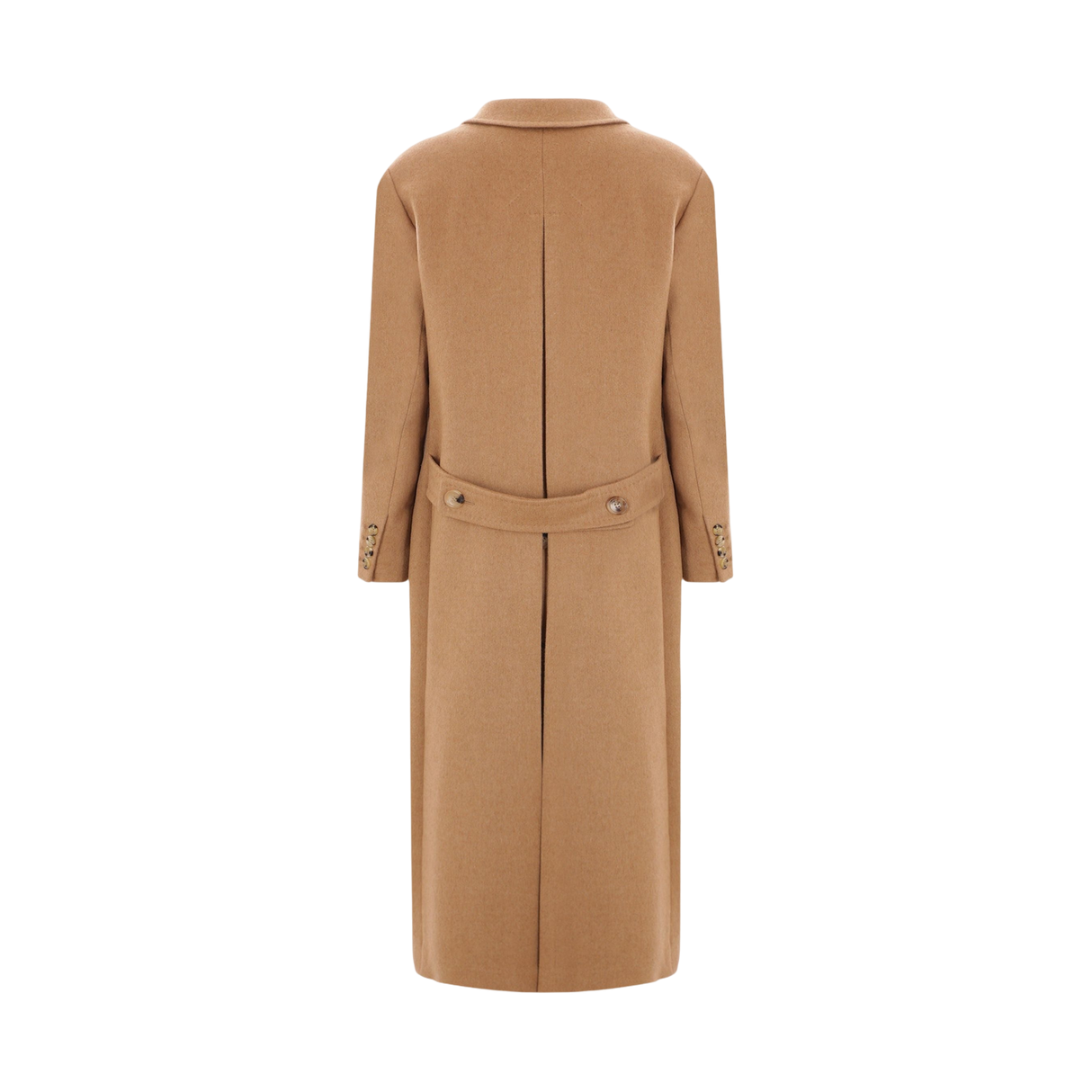 Fungo Double-breasted Camelwool Coat-MAX MARA-JOHN JULIA