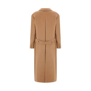 Fungo Double-breasted Camelwool Coat-MAX MARA-JOHN JULIA