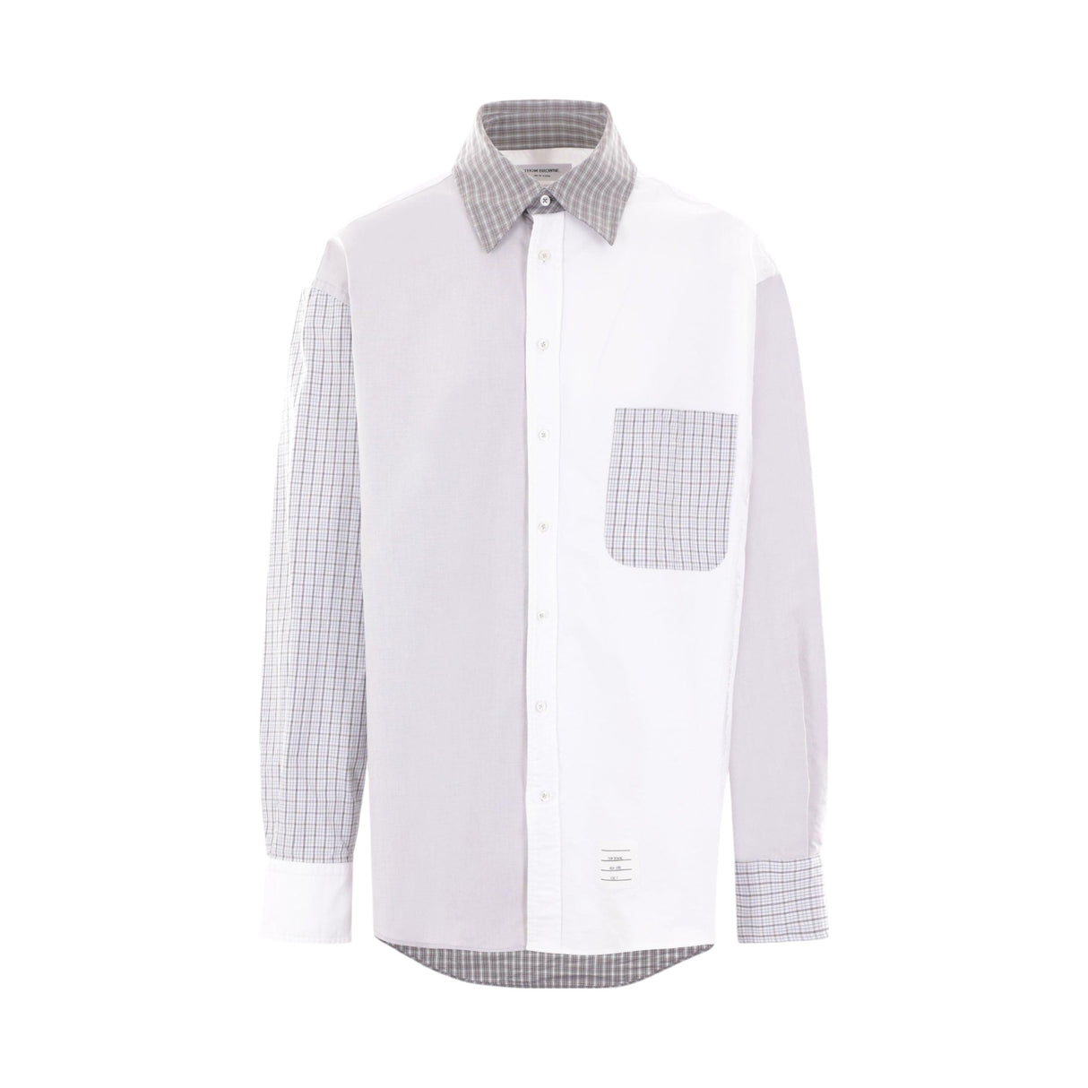 Funmix Oxford Oversized Shirt-THOM BROWNE-JOHN JULIA