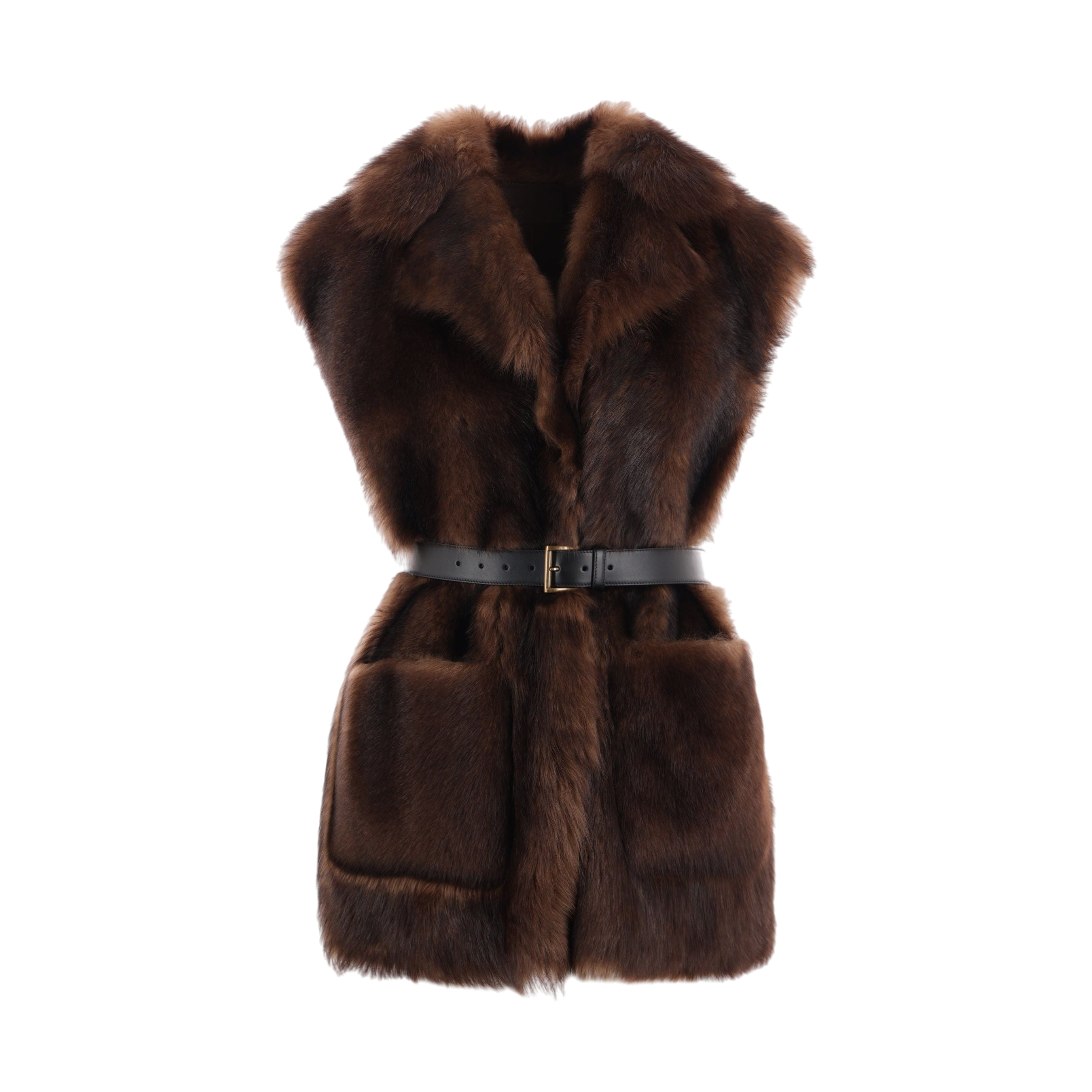 Fur Vest-PRADA-JOHN JULIA