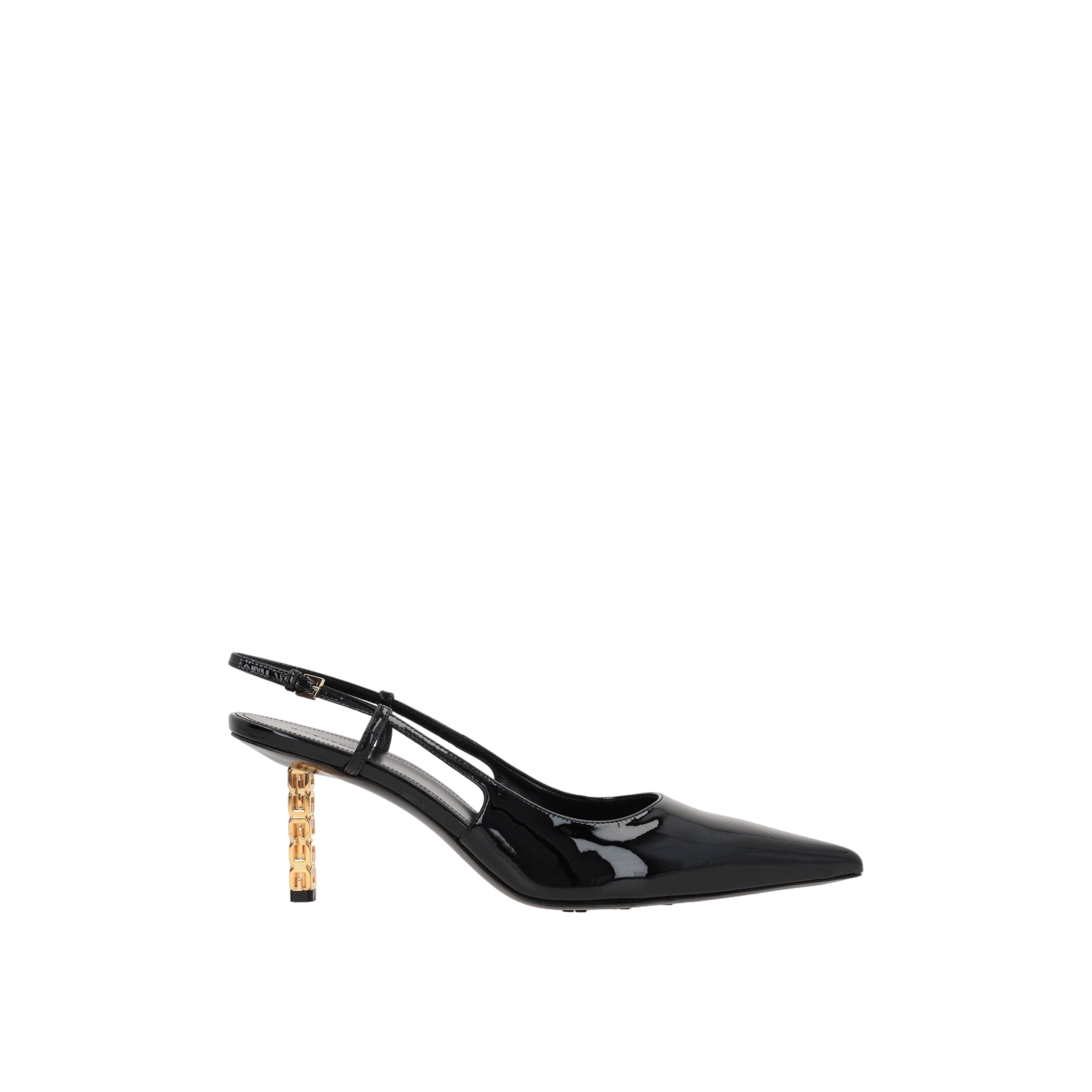 G Cube Patent Leather Slingbacks-GIVENCHY-JOHN JULIA