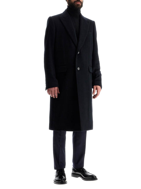 Single-breasted Cashmere Coat-DOLCE & GABBANA-JOHN JULIA