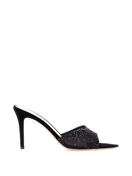 Rania 85 Croc-Embossed Mules-Gianvito Rossi-JOHN JULIA