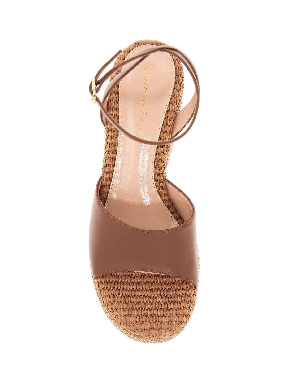 Thalia Braided Leather Sandals-Gianvito Rossi-JOHN JULIA