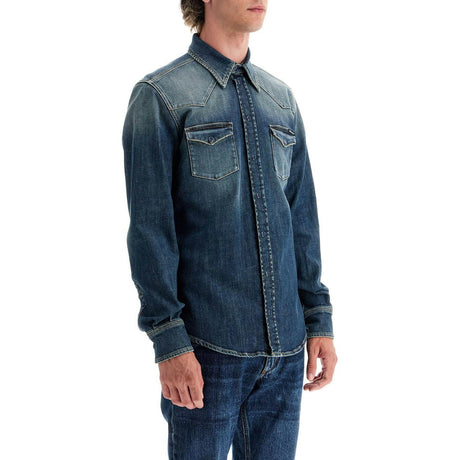 Western Denim Shirt.