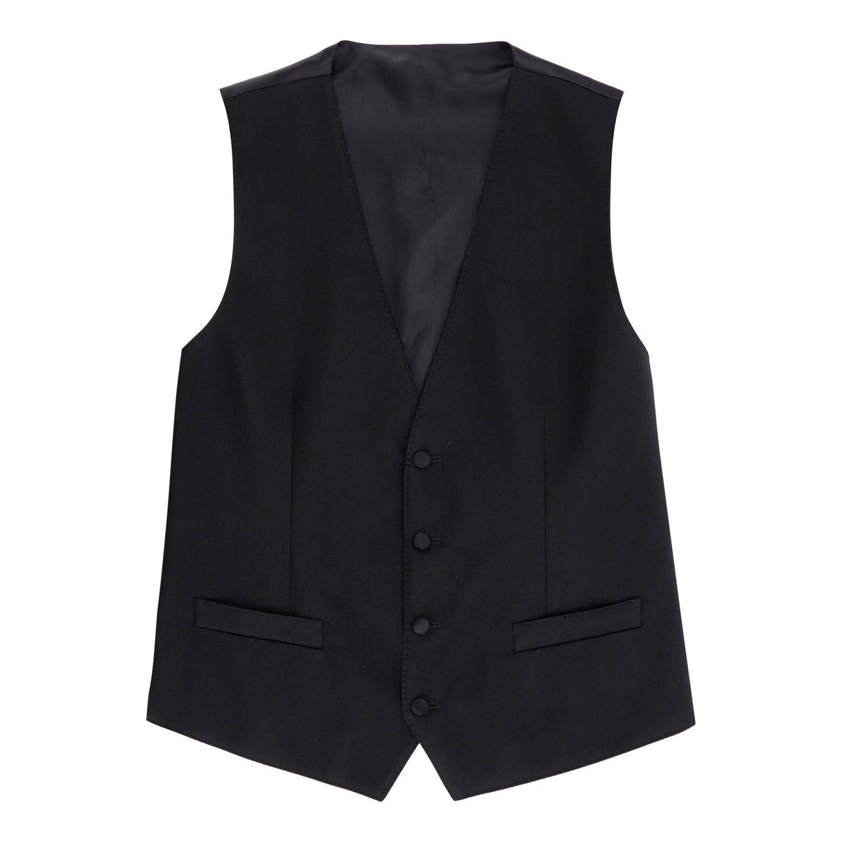 DOLCE & GABBANA-Sartorial Satin Waistcoat -JOHN JULIA.