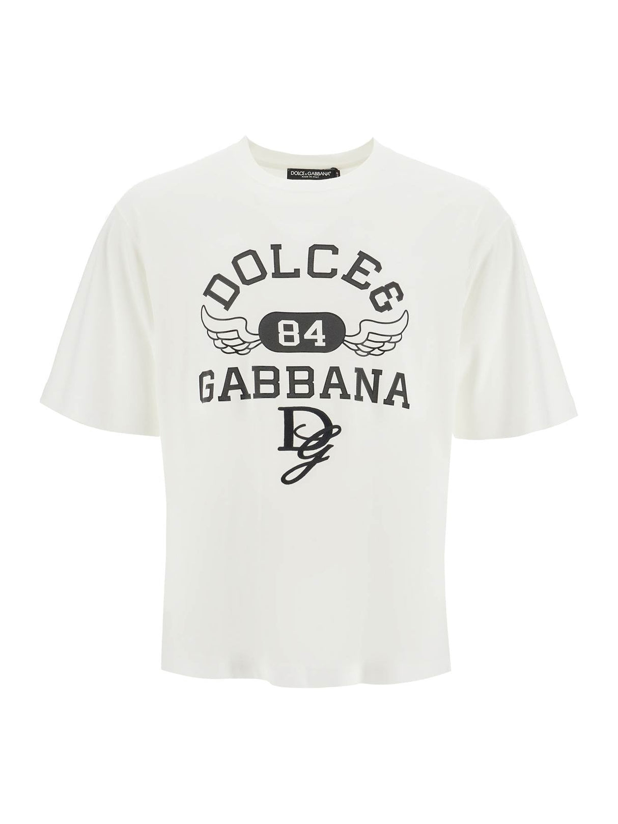 Embroidery Printed T-Shirt-Dolce & Gabbana-JOHN JULIA