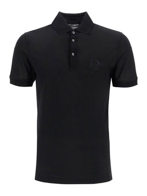 Embroidery Polo Shirt-Dolce & Gabbana-JOHN JULIA