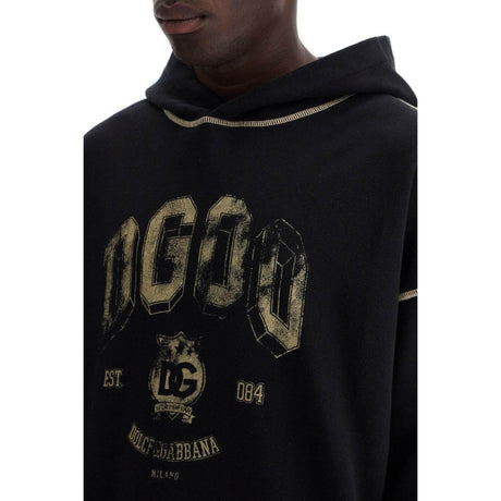 Oversized Logo Print Hoodie.