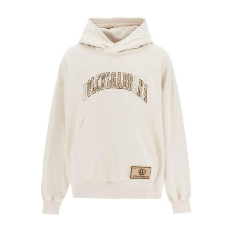 Hooded Sweatshirt With Embroidered Logo.