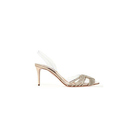 Crystal Gatsby Plexi Sling 75 Pumps.