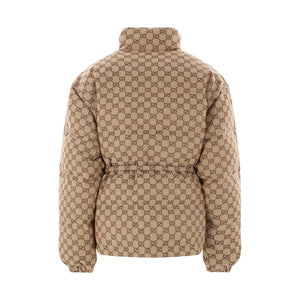 GG Fabric Down Jacket-GUCCI-JOHN JULIA