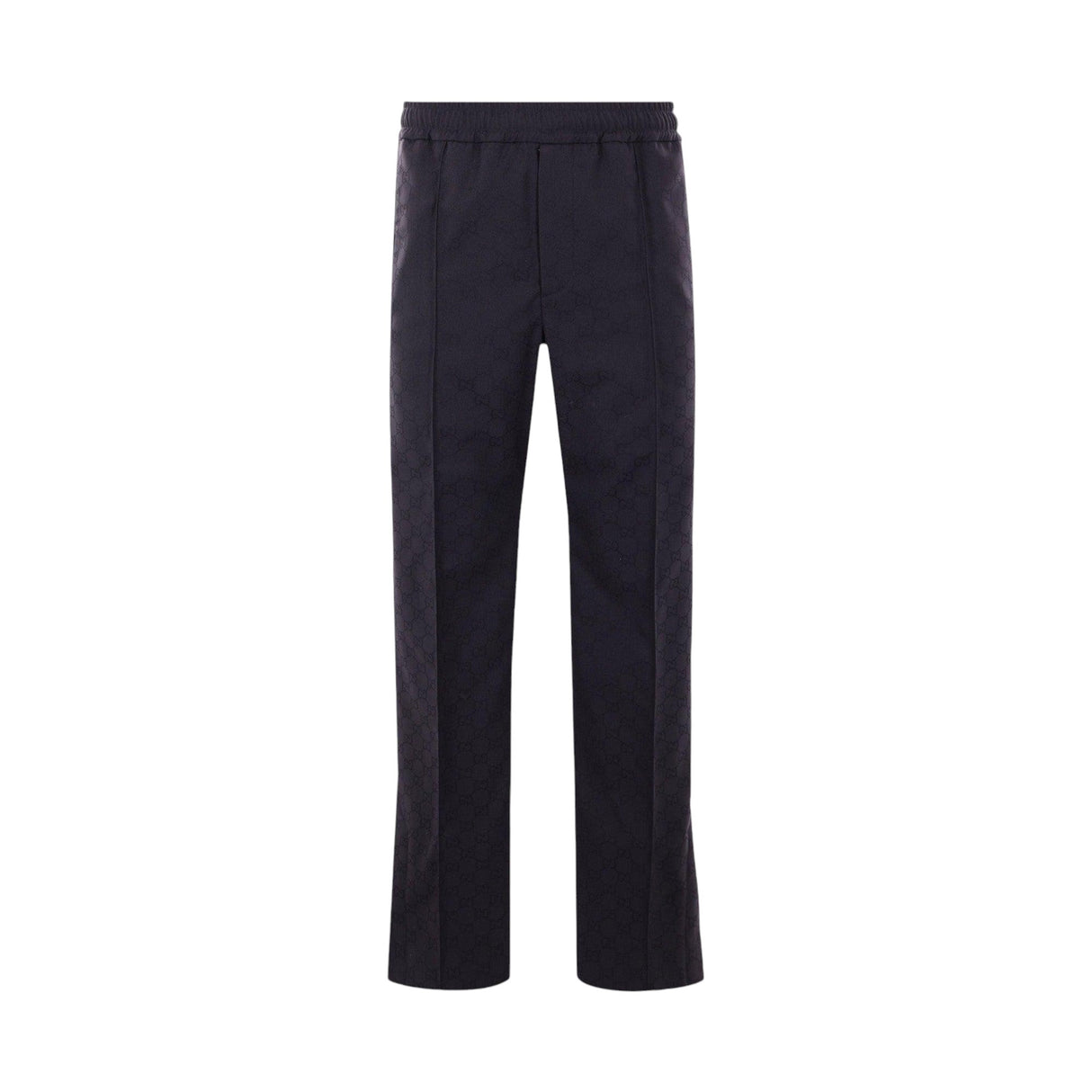 GG Jacquard Straight-leg Trousers-GUCCI-JOHN JULIA