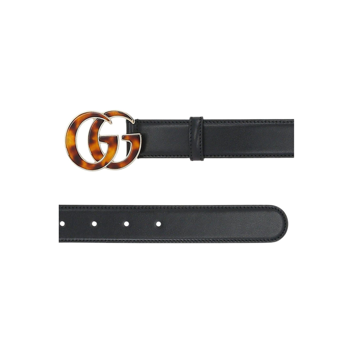 GG Marmont Smooth Leather Belt-GUCCI-JOHN JULIA