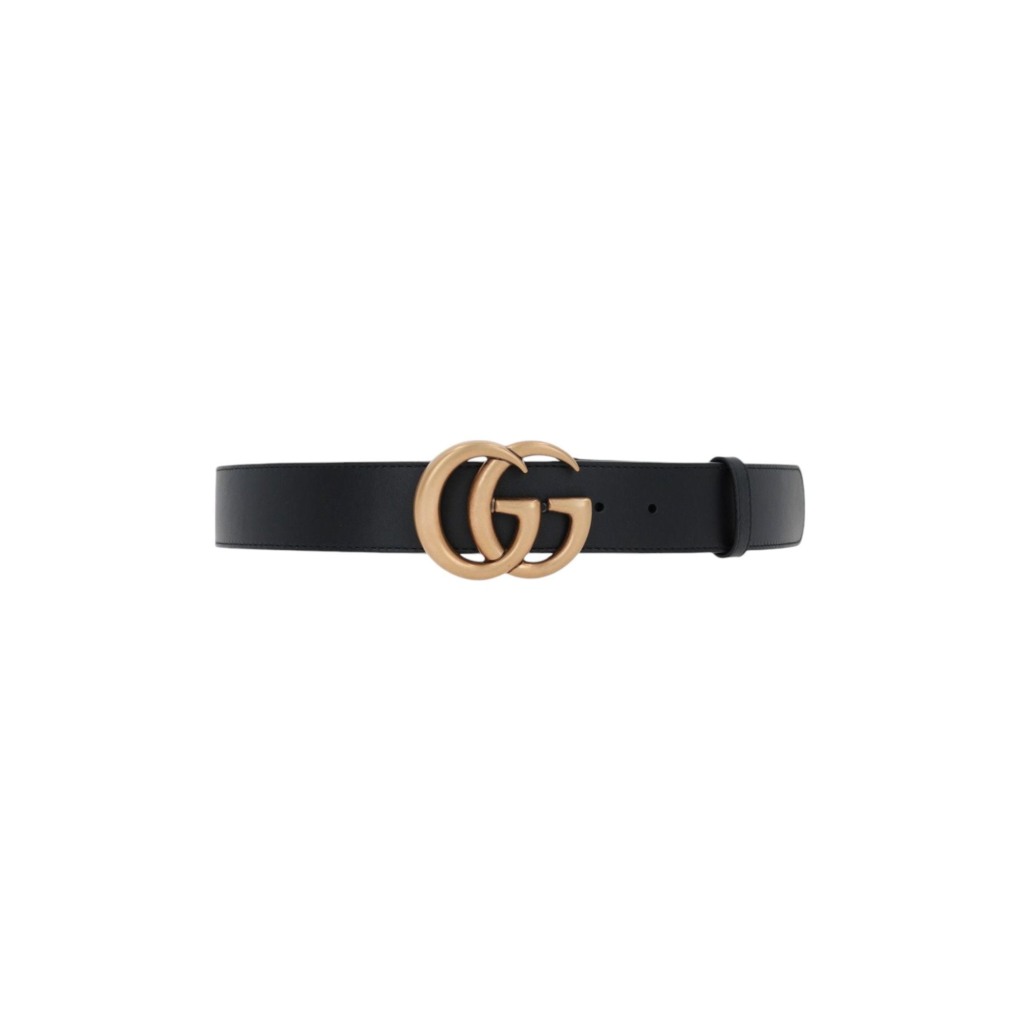 GG Marmont Wide Leather Belt-GUCCI-JOHN JULIA