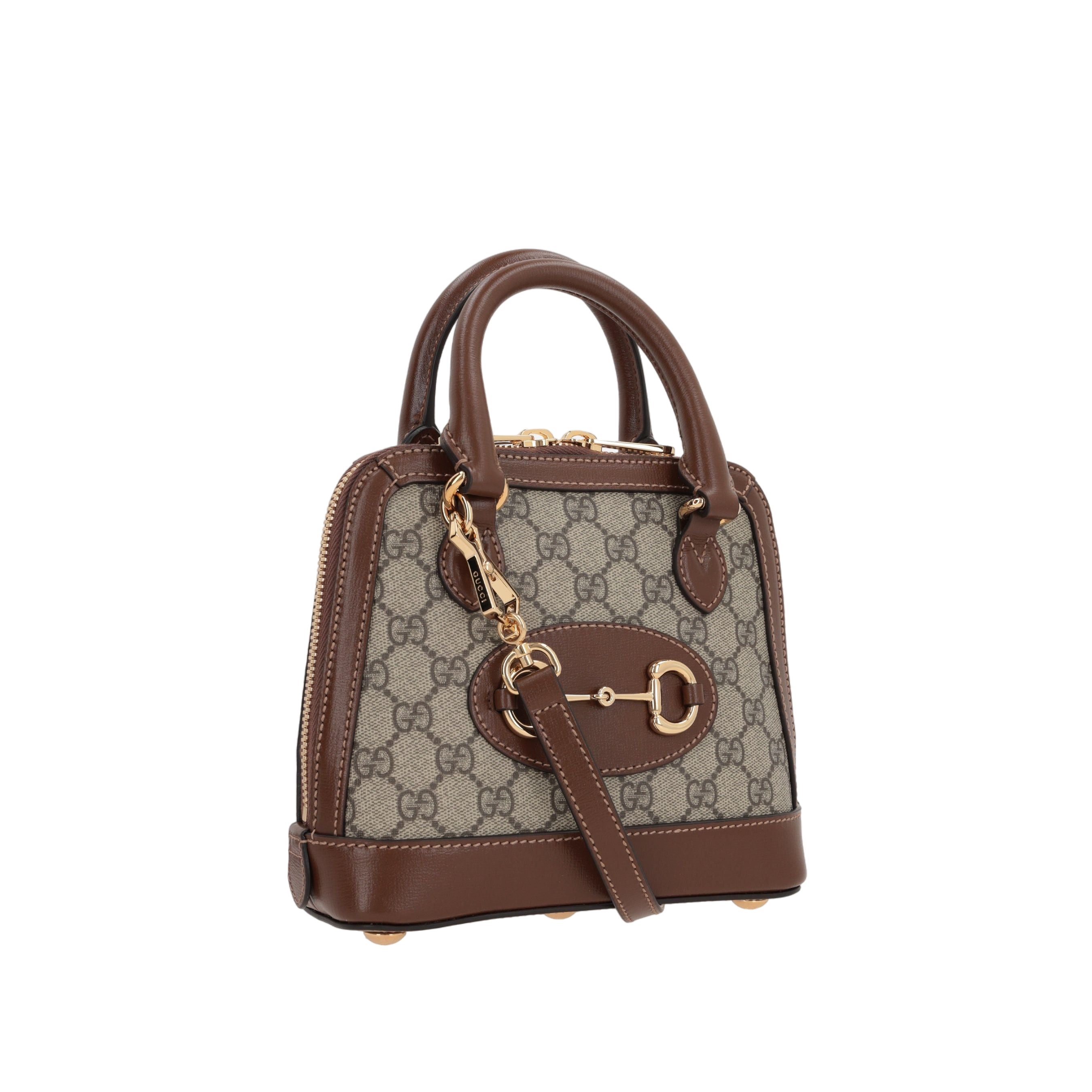 GG Supreme Canvas Horsebit 1955 Mini Handbag-GUCCI-JOHN JULIA