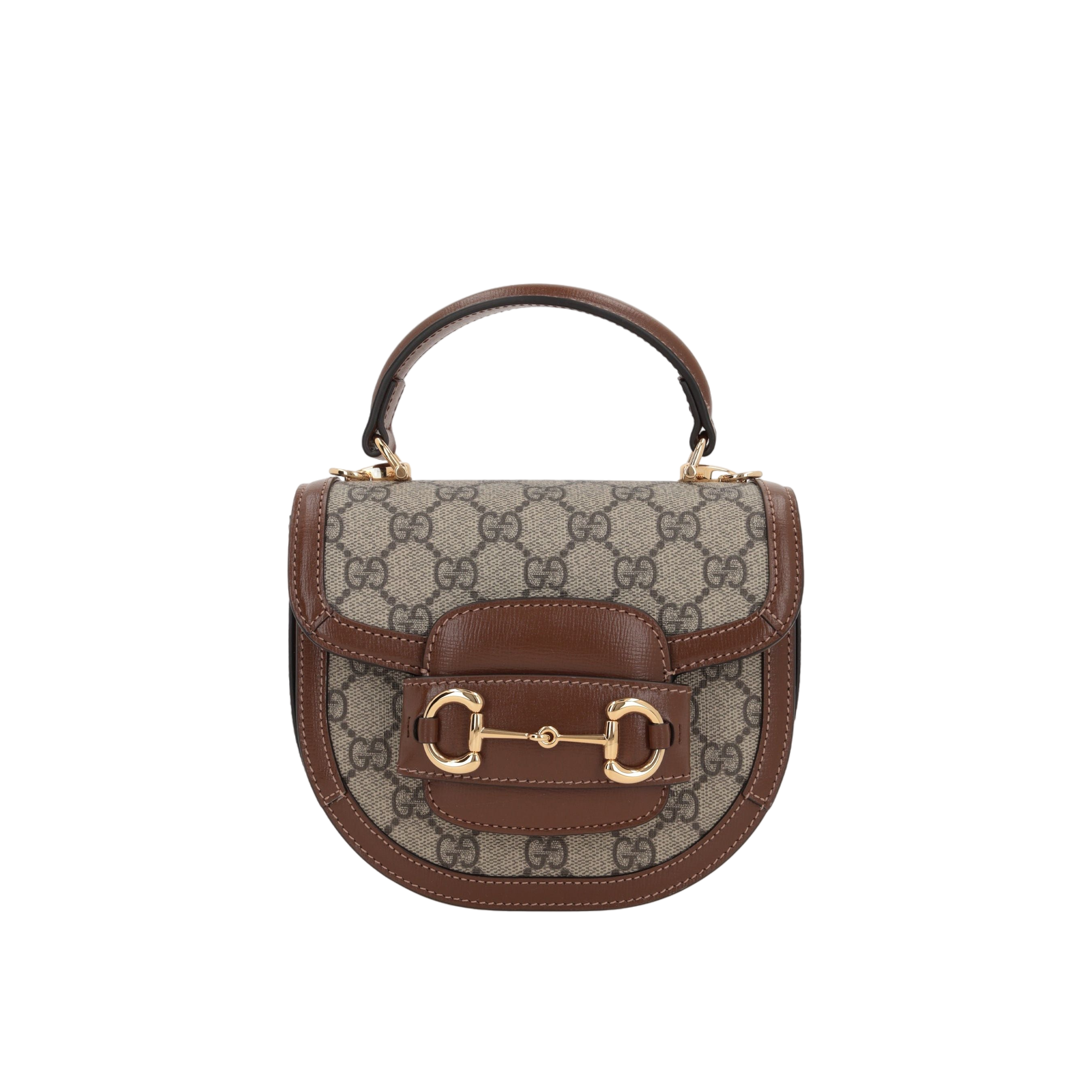 GG Supreme Canvas Horsebit 1955 Mini Handbag-GUCCI-JOHN JULIA