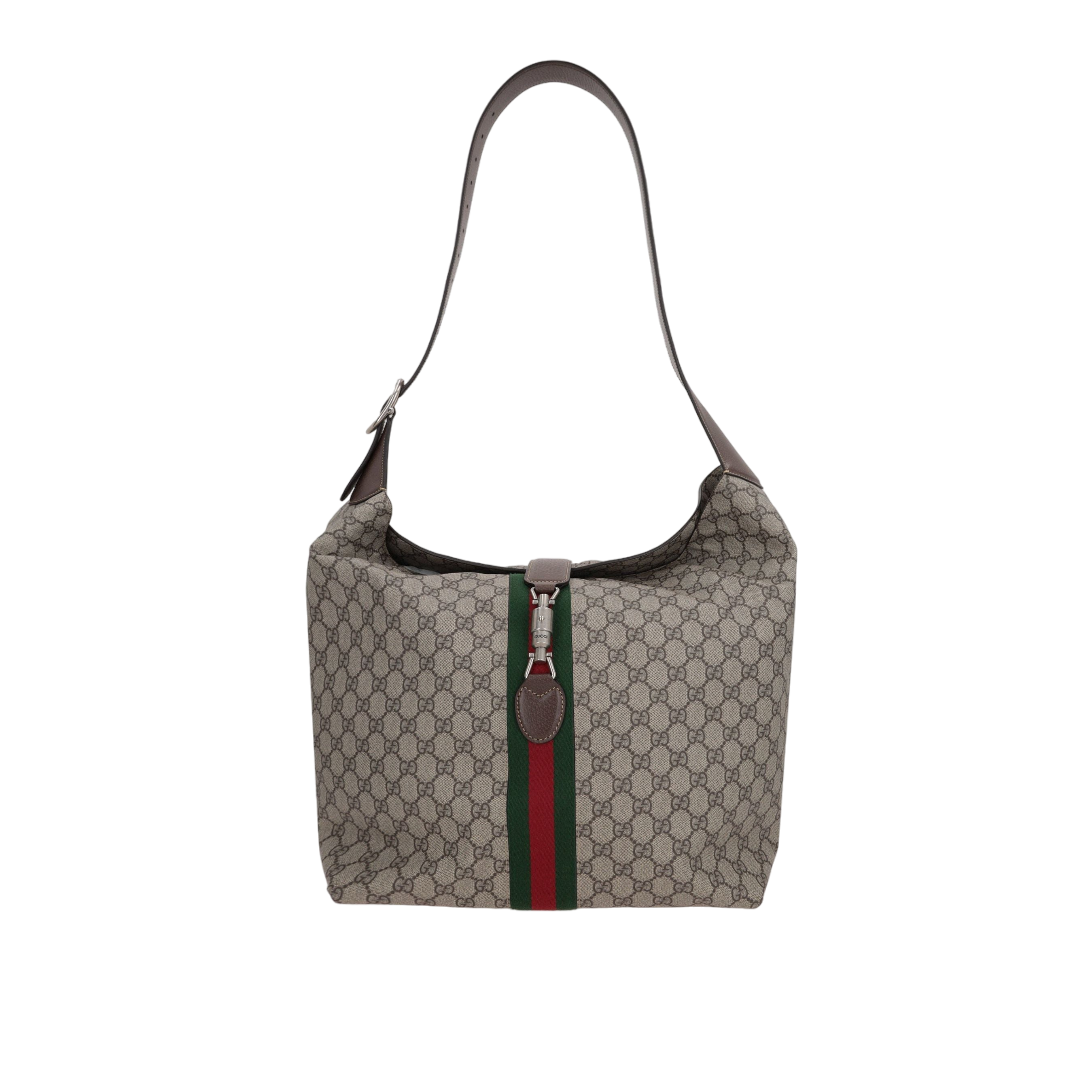 GG Supreme Canvas Jackie 1961 Medium Shoulder Bag-GUCCI-JOHN JULIA