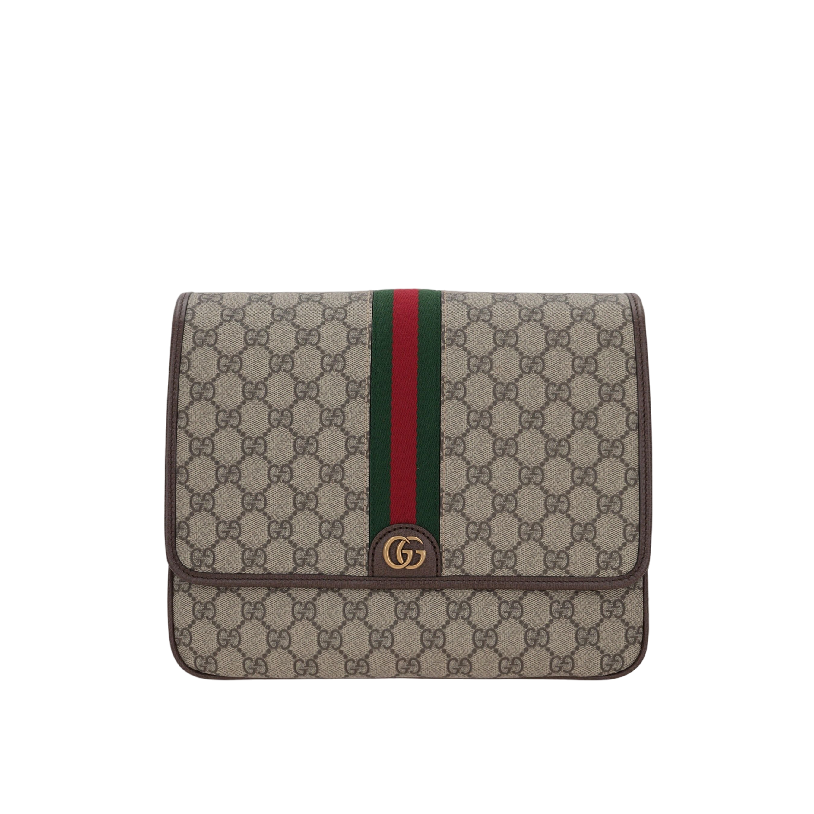 GG Supreme Canvas Ophidia Medium Shoulder Bag-GUCCI-JOHN JULIA