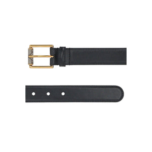 GG Supreme Canvas Smooth Leather Belt-GUCCI-JOHN JULIA