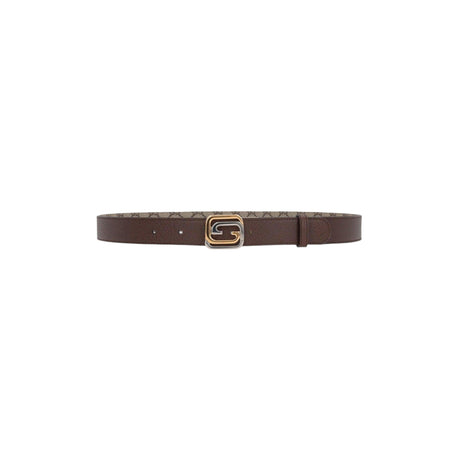 GG Supreme Coated Canvas Reversible Belt-GUCCI-JOHN JULIA