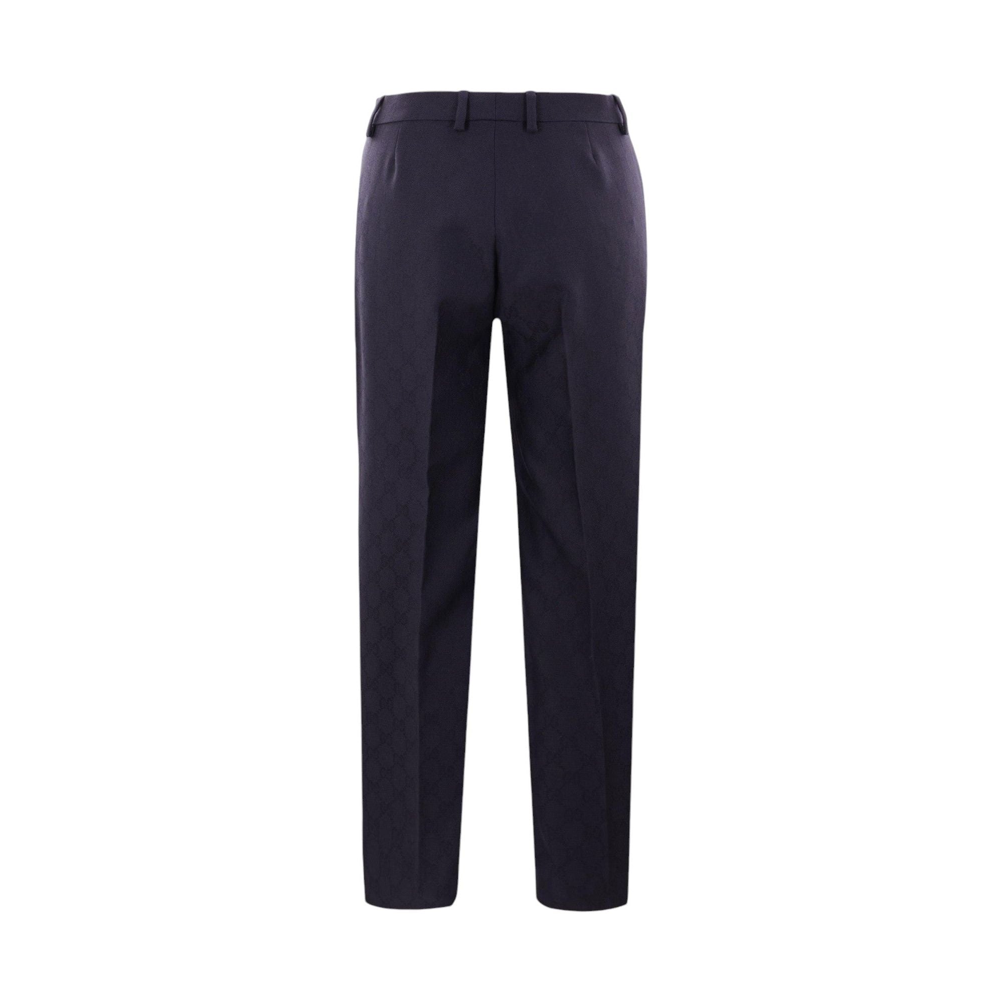 GG Wool Trousers-GUCCI-JOHN JULIA