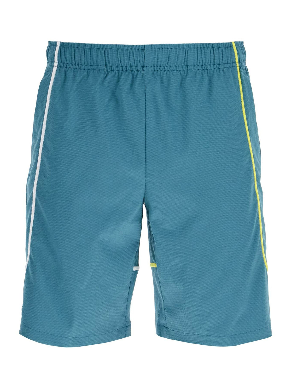 Sporty Contrasting Stitch Shorts-Lacoste-JOHN JULIA