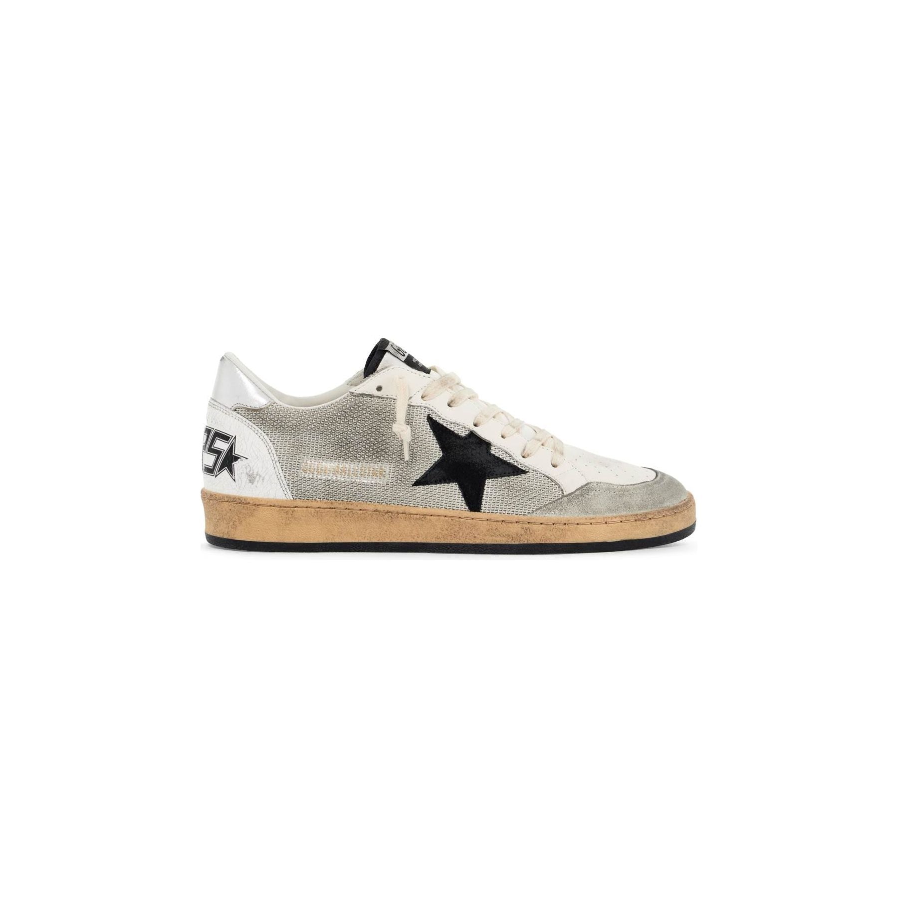 GOLDEN GOOSE-Leather And Canvas Sneakers -JOHN JULIA.