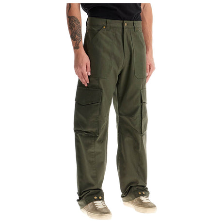 Twill Cargo Pants In Italian