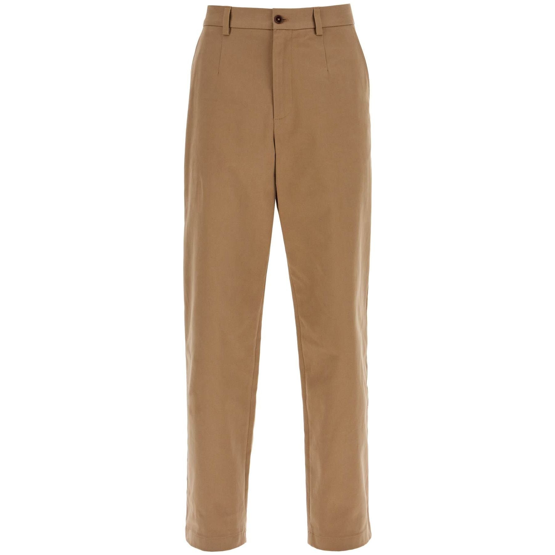 DOLCE & GABBANA-Straight Cotton Stretch Pants In 8 -JOHN JULIA.