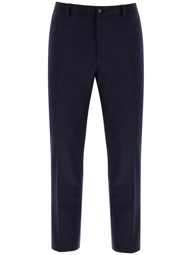 Tailored Plaid Wool Pants-Dolce & Gabbana-JOHN JULIA