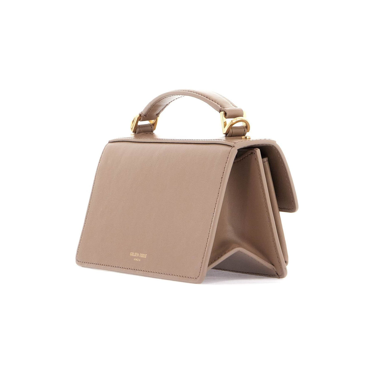 GOLDEN GOOSE-Small Venezia Boarded Leather Bag -JOHN JULIA.