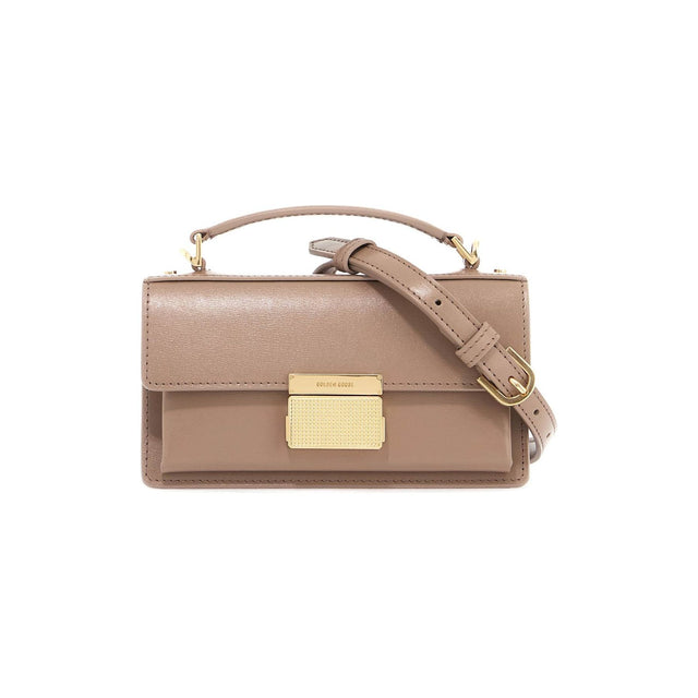 GOLDEN GOOSE-Small Venezia Boarded Leather Bag -JOHN JULIA.