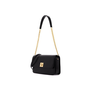 GOLDEN GOOSE-Gioia Flap Leather Shoulder Bag -JOHN JULIA.