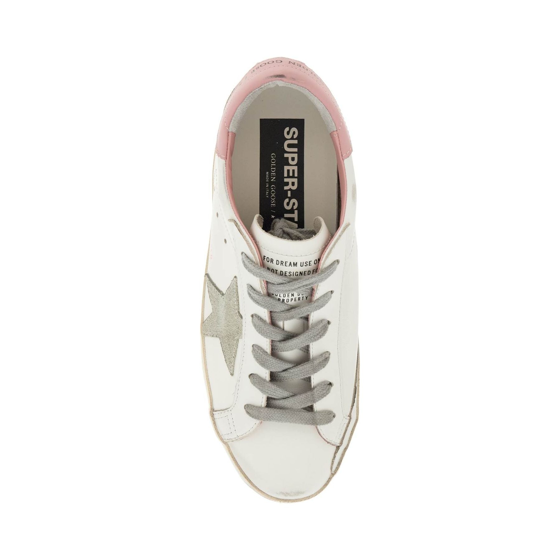 GOLDEN GOOSE-Leather Super Star Sneakers -JOHN JULIA.