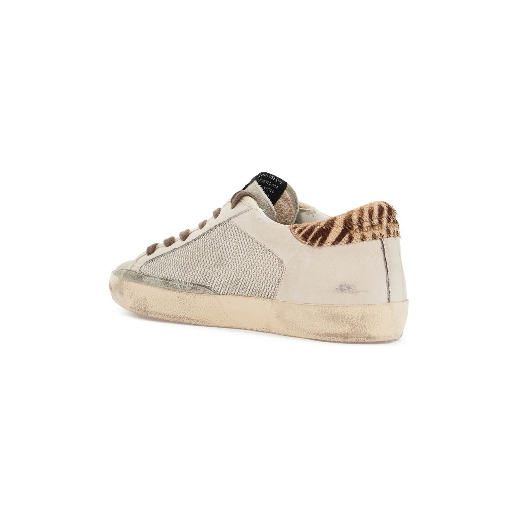 GOLDEN GOOSE-Super Star Canvas And Leather Sneakers -JOHN JULIA.