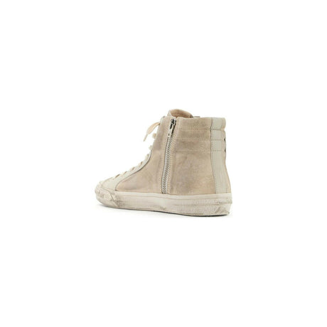 Slide Suede High-Top Sneakers.