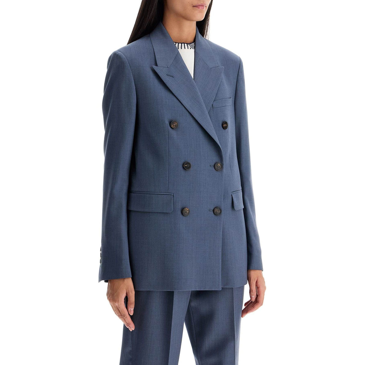 Tailored Wool Fresco Blazer