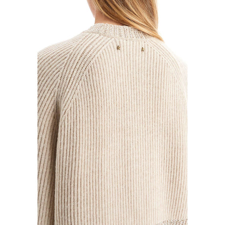 GOLDEN GOOSE-Boxy Sweater With Crystals -JOHN JULIA.