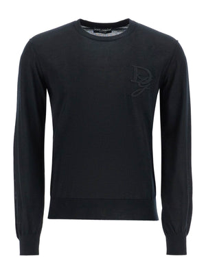 Embroidery Cashmere Sweater-Dolce & Gabbana-JOHN JULIA