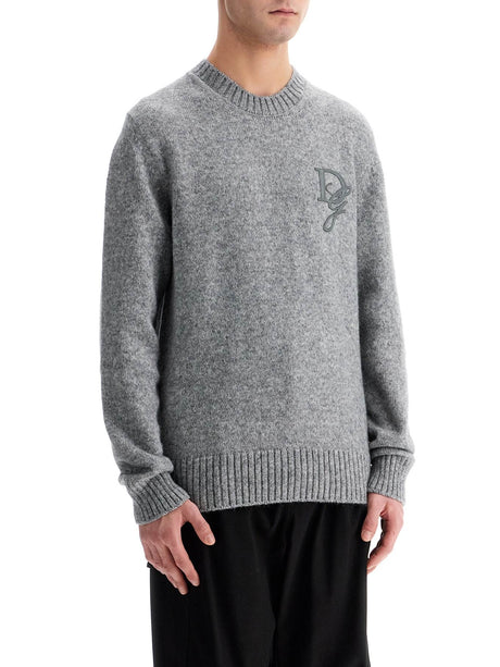 Round Neck Logo Sweater-Dolce & Gabbana-JOHN JULIA