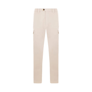 Gabardine Cargo Trousers-BRUNELLO CUCINELLI-JOHN JULIA