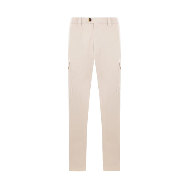 Gabardine Cargo Trousers-BRUNELLO CUCINELLI-JOHN JULIA