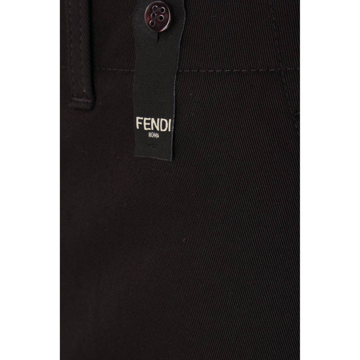 Gabardine Cargo Trousers-FENDI-JOHN JULIA