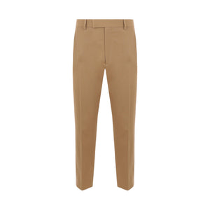 Gabardine Chino Trousers-GUCCI-JOHN JULIA