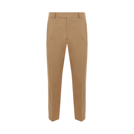 Gabardine Chino Trousers-GUCCI-JOHN JULIA