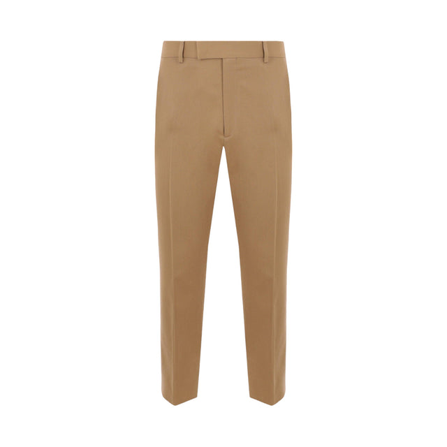 Gabardine Chino Trousers-GUCCI-JOHN JULIA