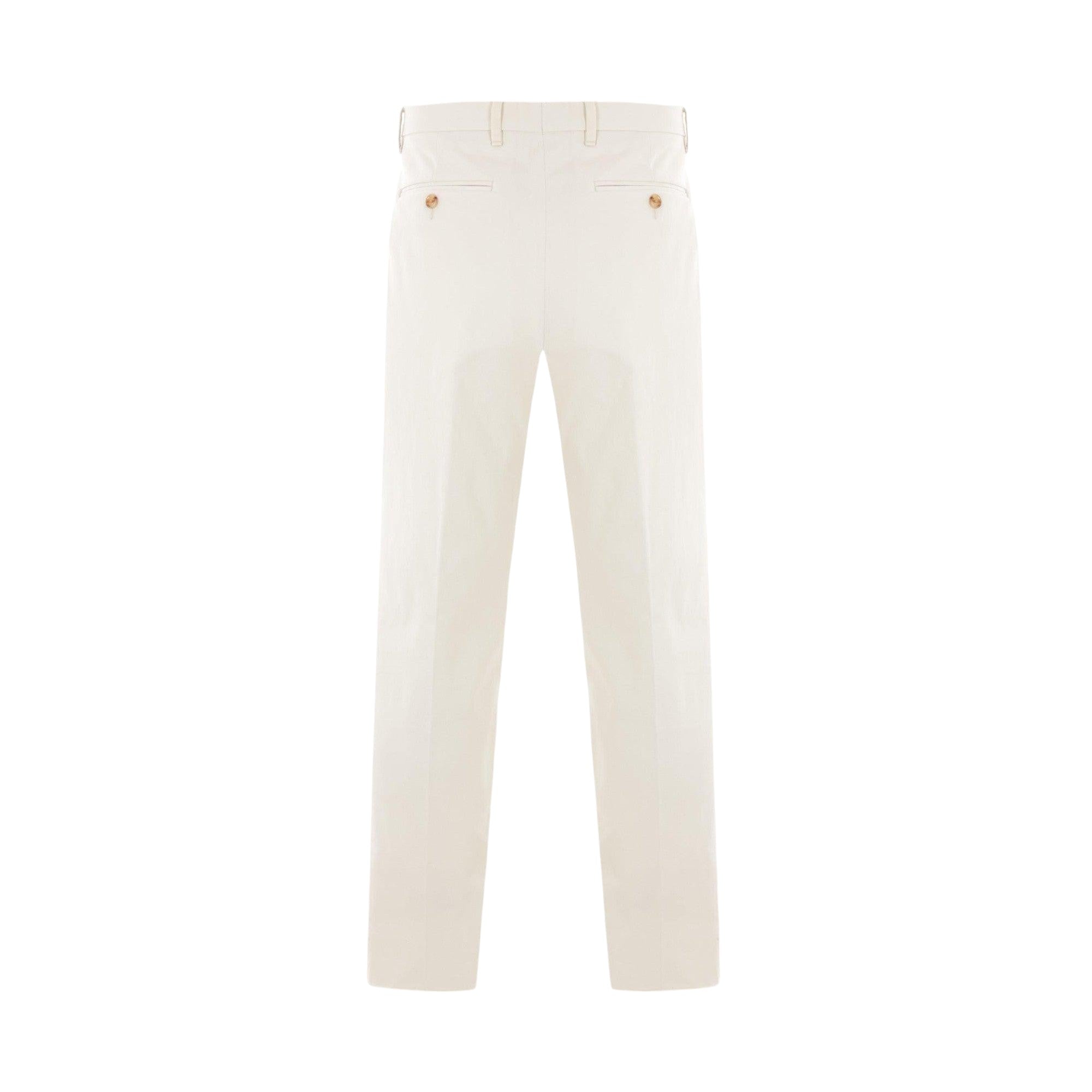 Gabardine Darted Trousers-LARDINI-JOHN JULIA